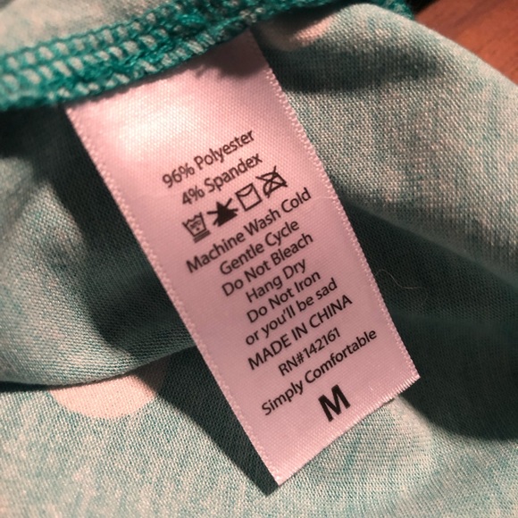 Teal polka dot top - Picture 5 of 5